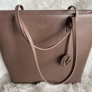 Kate Spade Taupe with a hint of rose color Tote